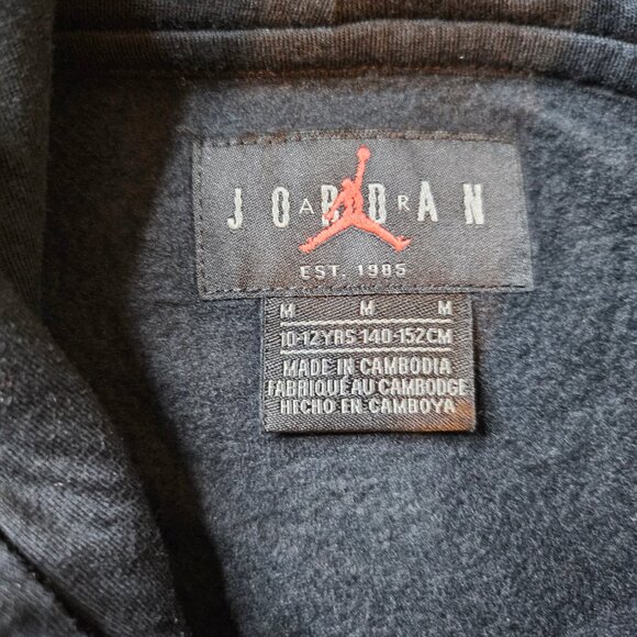 Nike Air Jordan Boy's Highlights Pullover Hoodie - Size M - Picture 11 of 12